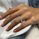 Diamond Eternity Ring 3.14 Carat White Gold 14K