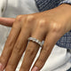 Diamond Eternity Ring 2.58 Carat White Gold 14K