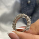 Diamond Eternity Ring 2.58 Carat White Gold 14K