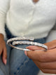 Diamond Bangle 6.88 Carat White Gold 14K