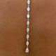 Diamond Lariat Necklace 2.40 Carat White Gold 14K