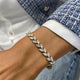 Diamond Tennis Bracelet 6.04 Carat White Gold 14K