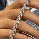 Diamond Tennis Bracelet 6.04 Carat White Gold 14K