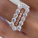 Diamond Band Ring 2.1 ct Rose Gold