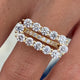Diamond Band Ring 2.2 ct Yellow Gold