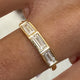 Diamond Band Ring 0.6 ct Yellow Gold