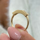 Diamond Stackable Fashion Ring 0.60 ct TCW, Yellow Gold 14K
