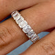 Diamond Wedding Band Fashion Ring 1 ct TCW, White Gold 14K