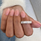 Diamond Wedding Band Fashion Ring 1 ct TCW, White Gold 14K