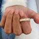 Diamond Half Eternity Fashion Ring 1 ct TCW, Yellow Gold 14K