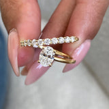 Diamond Statement Fashion Ring 1.15 ct TCW, Yellow Gold 14K