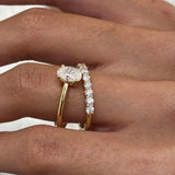 Diamond Statement Fashion Ring 1.15 ct TCW, Yellow Gold 14K