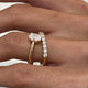 Diamond Statement Fashion Ring 1.15 ct TCW, Yellow Gold 14K
