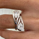 Diamond Two Stone Ring 1.11 Carat White Gold 14K