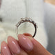 Diamond Wrap Ring 1.48 Carat White Gold 14K
