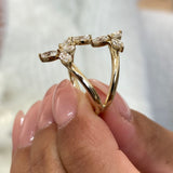 Diamond Statement Fashion Ring 1.15 ct TCW, Yellow Gold 14K