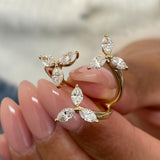 Diamond Statement Fashion Ring 1.15 ct TCW, Yellow Gold 14K