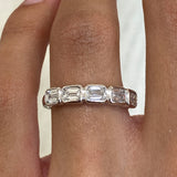 Diamond 5 Stone Ring 1.09 Carat White Gold 14K