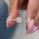 Diamond Solitaire Ring 0.52 Carat White Gold 14K