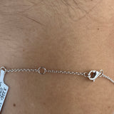 Diamond Pendant Necklace 1.37 Carat White Gold 14K
