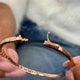 Diamond Bangle Bracelet 1.90 Carat Rose Gold 14K