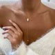 Diamond Lariat Necklace 1.1 ct Yellow Gold