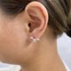 Diamond Stud Earrings 2.1 ct Rose Gold