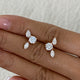 Diamond Stud Earrings 2.1 ct Rose Gold