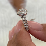 Diamond Solitaire Ring 0.50 Carat White Gold 14K