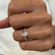 Diamond Solitaire Ring 0.50 Carat White Gold 14K