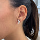 Diamond Stud Earrings 2.14 Carat White Gold 14K