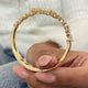 Diamond Bangle Bracelet 3.58 Carat Yellow Gold 14K