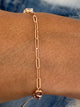 Diamond Half Tennis Bracelet 2.5 ct Rose Gold