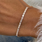 Diamond Link Bracelet 1.8 ct Rose Gold