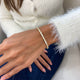 Diamond Tennis Bracelet 5.56 Carat Yellow Gold 18K