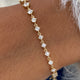 Links Round Diamond Bracelet 1.79 ct TCW , Yellow Gold 14K