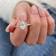 DN7870 Engagement Ring 1.50 carat, 18K gold