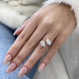 Orren Diamond Engagement 2.2 Ring White Gold