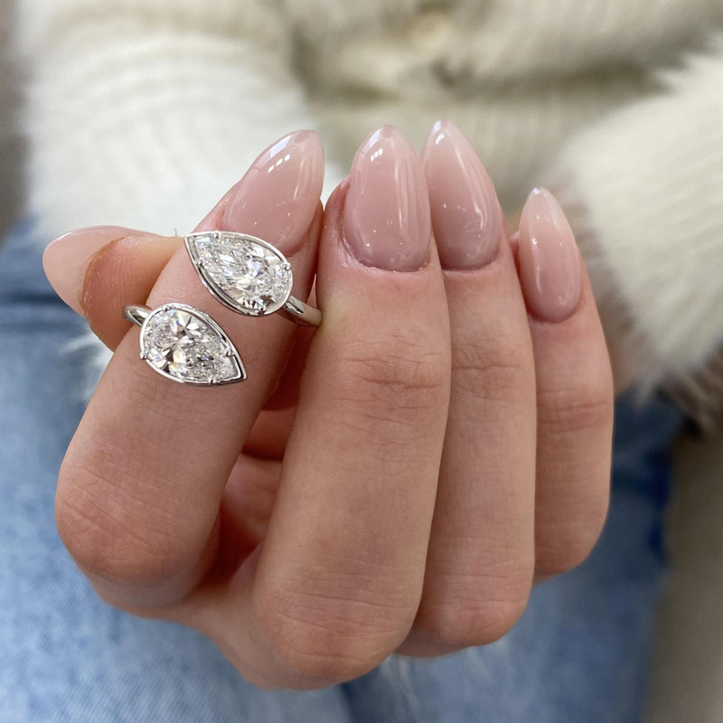 Orren Diamond Engagement 2.2 Ring White Gold