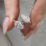 Orren Diamond Engagement 2.2 Ring White Gold