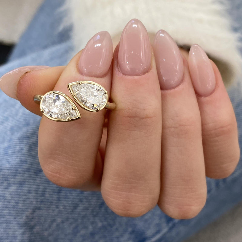 Veyra Diamond Engagement 2.1 Ring Yellow Gold