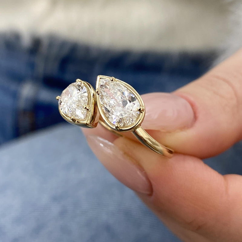 Veyra Diamond Engagement 2.1 Ring Yellow Gold