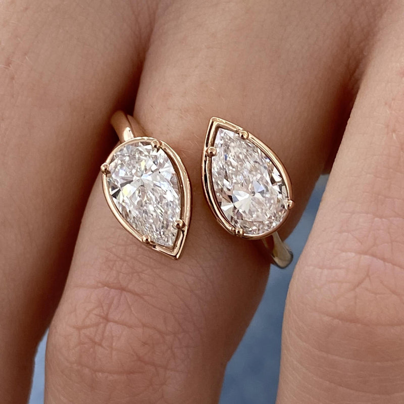 Arden Diamond Engagement 2.1 Ring Rose Gold 18k