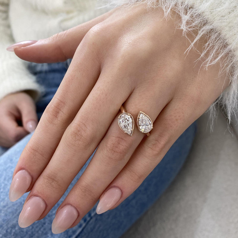 Arden Diamond Engagement 2.1 Ring Rose Gold