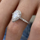 DN7931 Engagement Ring 1.50 carat, 18K gold