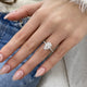 DN7931 Engagement Ring 1.50 carat, 18K gold
