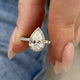 DN7931 Engagement Ring 1.50 carat, 18K gold