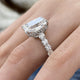 DN7935 Engagement Ring 6.70 carat, 18K gold