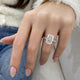 DN7935 Engagement Ring 6.70 carat, 18K gold