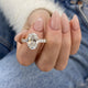 DN7937 Engagement Ring 5.60 carat, 18K gold